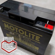 Motolite OM17-12 Rechargeable 12V 17AH Valve Regulated Lead Acid (VRLA) Battery replacement for Wheel Chair, Jet Ski, Solar, Toy cars, E-Bike, Emergency Light, Inverter 17AH (12 Months Warranty) Supercharge