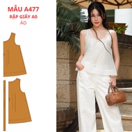 HARD PAPER PRE-CUT 3 HOLE SHIRT-A477