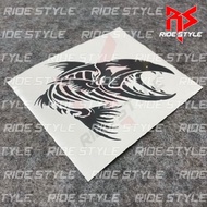 Bone Fish Skeleton Fish Car Sticker 4x4 Sticker