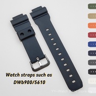 for DW-9052/9051/9050/004C  Replacement Band 16mm - Colorful Sports Strap with Soft Rubber Material 