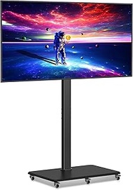 TV Stand with Wheels Height Adjustable for 42 to 70 Inch Flat Screen up to 40 kg Max. VESA 600 x 400