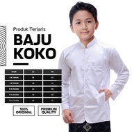 GRADE A Baju Koko Anak Lengan Panjang Usia 5 Sampai 14 Tahun Untuk Anak Sekolah SD-SMP halus lembut