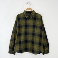 KEMEJA Oversize Zea Flannel/basic Flannel Shirt/Women's Flannel Shirt