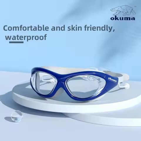 Okuma's swimming goggles Okuma's new swimming goggles are unisex, waterproof and anti fog, with high