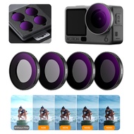 K&F CONCEPT FD141 ND Filter Kit DJI Osmo Action 6 ฟิลเตอร์ CPL + ND8/16/32 ควบคุมการลดแสง