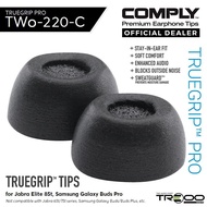 Comply TrueGrip TWo-220-C Foam Eartips (for Jabra Elite 85t, Technics EAH-AZ100, etc. True Wireless 