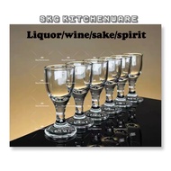 [ 6PCS ] RC008/10ml GOBLET LIQUOR GLASS / WINE / SPIRIT SHOT GLASS