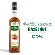 Mathieu Teisseire Hazelnut Syrup 700ml | Mathieu Teisseire น้ำเชื่อมกลิ่นเฮเซลนัท 700มล.