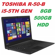 (REFURBISHED)TOSHIBA SATELLITE PRO R50-B  INTEL CORE i5- 5TH GEN /8GB RAM/500GB HDD/15.6' LED SCREEN