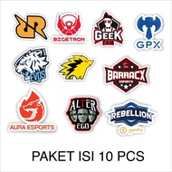 ESPORT BIGETRON EVOS RRQ ONIC LOGO BRAND DISTRO STRIPPING CASE PHONE PREMIUM HIGH QUALITY Sticker Pa