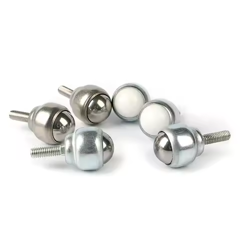 1Pcs Ball Transfer With Rod Universal Ball Transfer Caster CY-12D CY-19D CY-25D CY-25F CY-40F