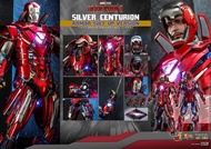 [可議價]！！全新啡盒未開HOTTOYS DIECAST IRONMAN 3 SILVER CENTURION MARK 33 MMS618-D43 合金鋼鐵人銀色百夫長爆甲版