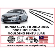 Honda Civic FB 2012-2015 FB1 FB2 door moulding getah pintu weatherstrip tingkap luar outer