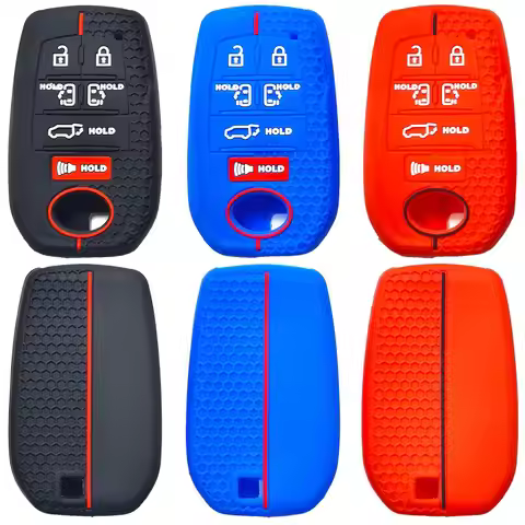 Car keychain suitable for Toyota Sienna Alpha RAV4 Prius remote control 5 1 key silicone key cover h