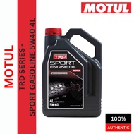 XWC00029 MOTUL TRD Sport Gasoline 5W40 Synthetic Toyota Performance Petrol Engine Oil (4L)