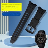 Suitable For Casio PROTREK Watch PRG-110Y/C/PRW-1300Y Resin Silicone Strap Accessories