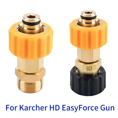 Pressure Washer Brass Connector Fitting HD EasyForce Adapter Connection M22 for Karcher HD HDS Easy 