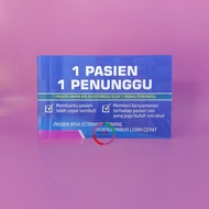 Acrylic Stick on the Information of Patients | Acrylic Hospital Clinic Inpatient Inap