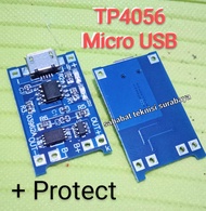 2pcs modul cas baterai Micro usb modul TP4056 micro usb + proteksi baterai