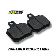 KTC BREMBO BRAKE PADS 2P BUTTERFLY CALIPERS 2P BREMBO BRAKE PADS