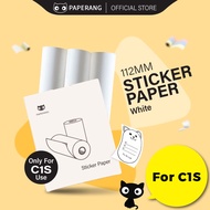 Paperang Official Paper - 112mm width (± 1mm) Sticker Paper compatible with C1S