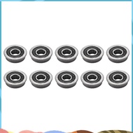 10Pcs F695- Bearing 5X13X4mm Flanged Miniature Deep Groove Ball Bearings F695RS for   2/3 3D Printer
