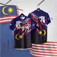 Malaysia Merdeka 1957 Men Costume Malaysia Jersey 68th Merdeka Men Retro Full Sublimation Print Vira