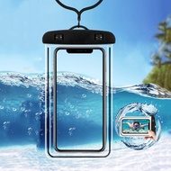 4-7 นิ้วกรณีโทรศัพท์มือถือกันน้ำสำหรับiPhone 11 Pro MaxX Xs Max 8 7 Samsung S9 พีวีซีที่ชัดเจนปิดผนึกใต้น้ำเซลล์มาร์ทโฟนกระเป๋าแห้งปก