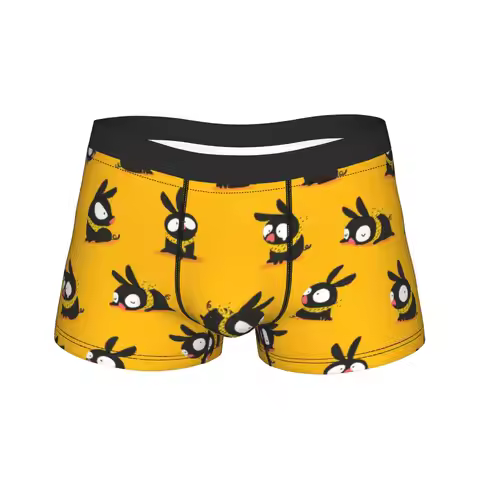 Men's P-chan Ryoga Hibiki Ranma Boxers Shorts,Cozy Underwear Underpants