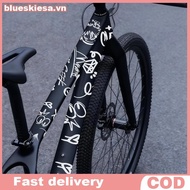 BL 1 Set Road Bikes Frames Stier Cartoon DIY Reflective Waterproof Cycling Decals Stiers For Frame T