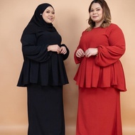 FARI DOLLY Baju Kurung Moden Plus Size Wanita