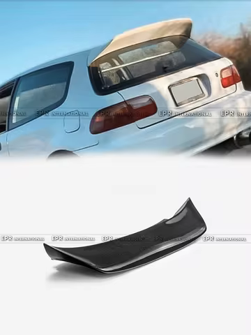 For Civic EG OSK Type Rear Spoiler for Honda - Fits Hatchback Only [Rear Spoiler for EG Civic,Hatchb