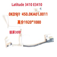 LCD Cable Screen DisplayPort Cable Replacement for DELL Latitude 3410 E3410 0KD9J1 450.0KA01.0011