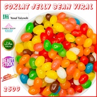 COKLAT JELLY BEAN VIRAL Raindrops Jelly Bean’s Chocolate Yusuff Taiyoob 250g Snack Candy