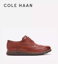 รองเท้าผู้ชาย Cole Haan Oxford หนังระบายอากาศได้ดี สไตล์ย้อนยุค สวมใส่สบาย ทรงหัวมน ทรงหัวมน พื้นยาง