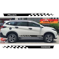 TOYOTA RUSH DAIHATSU TERIOS ACCESSORIES STICKERS COOL TOYOTA RUSH CAR STICKERS