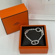 Hermes愛馬仕 豬鼻子手鍊 LG 碼 閒置