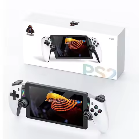 FLLBW M28 256GB handheld game console 7.1 '' IPS Screen supports large-scale PS2 games 3D dual joyst