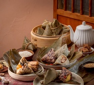 【漢來飯店】大禮包粽組+送保冷袋(台式一品粽*2+松露富貴粽*2+紫米燕麥綠豆粽*2)(共6入)