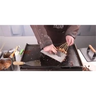 Grill roast squid cake professional tools Steak press pressure iron board  Flat meat hovel cooking B