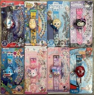 投影手錶/發光/大頭公仔/卡通/可翻蓋/24種圖案/可看時間日期/高清投影/翻蓋設計/電子錶/手環/顯示時間/buzz/超人奧特曼/kuromi/蜘蛛俠/spiderman/daddy shake/ 