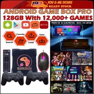 GAME BOX PRO X3 128GB With 13000 Game Android Movie Game Console Video Game TV Konsol Permainan Video Gamebox Arcade 游戏机