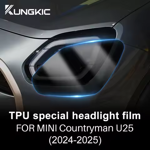 Headlight Film For MINI Countryman U25 Smoke Black Clear Front Tail Rear Lamp TPU Anti-scratch Prote