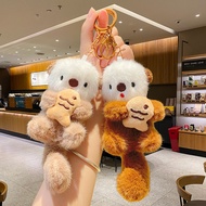 Animals Cartoon Otter Keychain Decorations Plush Otter Bag Pendant Bag Hanging Keys Accessories Otte