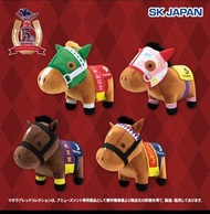 全新 日版 SK Japan 16 x 19cm 毛公仔 純種馬 日本 賽馬 賽馬娘 Plush Doll Horse Thoroughbred Collection Nesoberi Plush T