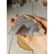 [Stars] Natural Sakura Agate Raw Ore Ornaments Water Drop Pendant/Amethyst Cave Amethyst