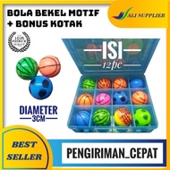 BOLA BEKEL MAINAN JADUL KOLEKSI MAINAN BOLA / BOLA MAINAN TRADISIONAL / BOLA KARET MURAH / MAINAN BO