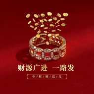 Fu Luyi Copper Coin Ring Ancient Method Lucky Money More Copper Coin Ring Men Women Light Luxury Hig