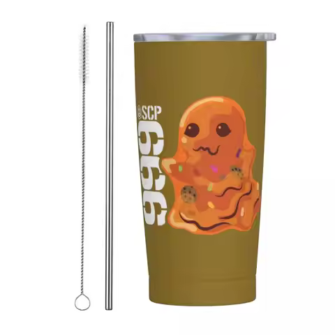 SCP-999 Tickle Monster SCP Foundation Stainless Steel Tumbler Vacuum Insulated Mugs Thermal Cold Bot