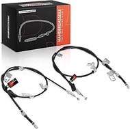 Frankberg 2 x Handbrake Cables Disc Brake Rear Left Right Compatible with Civic VII Hatchback EP EU